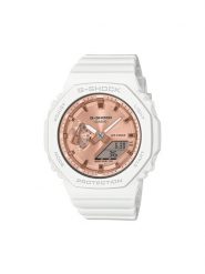 G-Shock Zegarek GMA-S2100MD-7AER Biały. Białe, cyfrowe zegarki G-Shock. Za 489.99 zł.