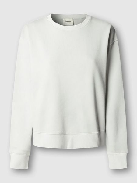 Pepe Jeans Bluza "Malu" w kolorze białym rozmiar: M. Białe bluzy Pepe Jeans, m, bez wzorów, z jeansu, bez kaptura. Za 175.31 zł.