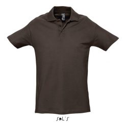Polo Sol's Spring Ii. Brązowe koszulki polo SOL'S, s, bez wzorów, z bawełny, bez kołnierzyka, bez ramiączek. Za 132.50 zł.