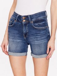 LTB Szorty jeansowe Becky X 60645 15094 Niebieski Slim Fit. Niebieskie szorty LTB, bez wzorów, z bawełny. Za 119.99 zł.
