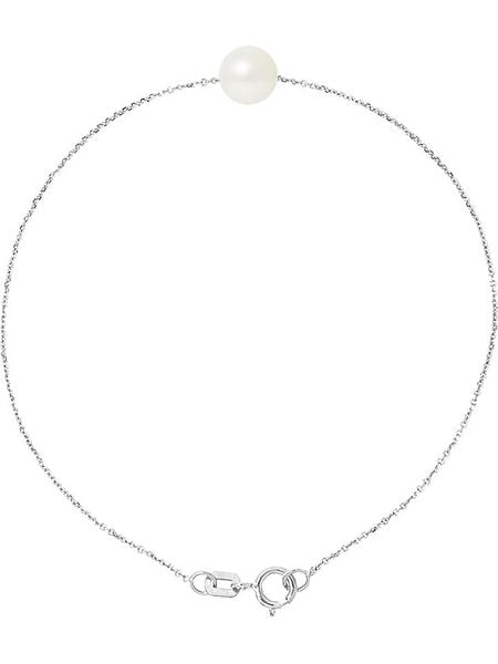 Pearl Addict Srebrna bransoletka z perłą rozmiar: onesize. Białe bransoletki Pearl Addict, z perłą, srebrne. Za 130.99 zł.