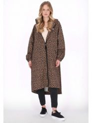 Schmuddelwedda Płaszcz przeciwdeszczowy w kolorze jasnobrązowo-czarnym rozmiar: XS. Brązowe kurtki sportowe Schmuddelwedda, xs, bez wzorów, bez kaptura, outdoorowe. Za 304.99 zł.