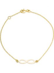 Revoni Złota bransoletka z elementem ozdobnym rozmiar: onesize. Żółte bransoletki Revoni, złote. Za 630.99 zł.