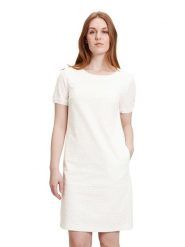 BETTY & CO Sukienka w kolorze białym rozmiar: 42. Białe sukienki Betty & Co, bez wzorów, z bawełny, bez kołnierzyka, bez ramiączek, midi. Za 178.95 zł.
