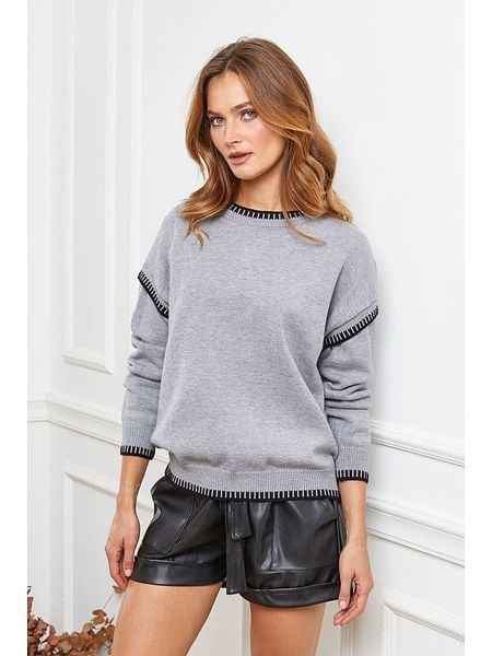 Joséfine Sweter "Brami" w kolorze szarym rozmiar: S. Szare swetry Joséfine, s, bez wzorów, bez ramiączek. Za 146.45 zł.