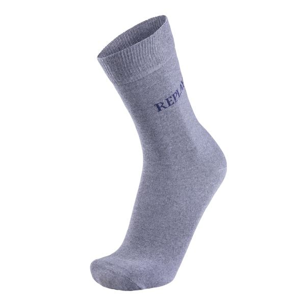 Skarpetki Unisex Dla Dorosłych Logo Melanż 3pak. Niebieskie skarpety Replay, bez wzorów, z bawełny. Za 82.99 zł.
