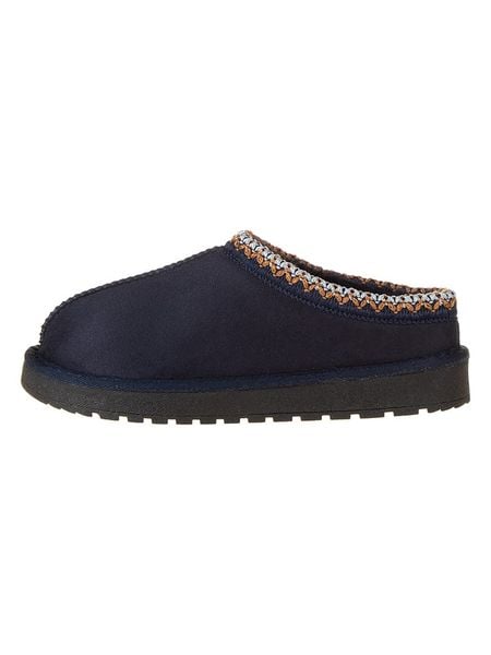 Inselhauptstadt Kapcie w kolorze granatowym rozmiar: 40. Niebieskie obuwie domowe Inselhauptstadt, bez wzorów, z materiału, bez zapięcia. Za 74.81 zł.