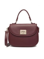 Nine West Torebka CEO-TENNESSEE-LDA8205 Bordowy. Czerwone torebki klasyczne Nine West, bez wzorów, z materiału, bez dodatków. Za 229.99 zł.