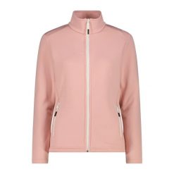 Damska rozciągliwa polarowa bluza z zamkiem CMP. Czerwone bluzy CMP, na zimę, bez wzorów, z polaru, bez kaptura. Za 323.50 zł.