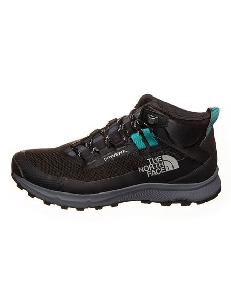 The North Face Buty turystyczne "Cragstone Mid" w kolorze czarno-turkusowym rozmiar: 36. Czarne trekkingi The North Face, z materiału, outdoorowe. Za 351.38 zł.