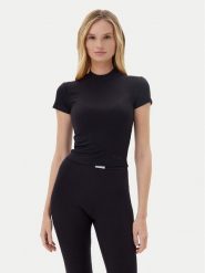 Guess T-Shirt O5GP04 KCDA2 Czarny Slim Fit. Czarne t-shirty Guess, xl, z aplikacjami, z syntetyku, bez kołnierzyka, bez ramiączek. Za 179.99 zł.