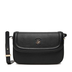 Torebka Beverly Hills Polo Club. Czarne listonoszki Beverly Hills Polo Club, bez wzorów, bez dodatków. Za 159.99 zł.