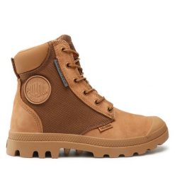 Trapery Palladium. Brązowe trapery i śniegowce Palladium. Za 699.99 zł.