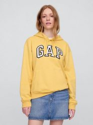GAP Bluza w kolorze żółtym rozmiar: L. Żółte bluzy sportowe GAP, l, bez wzorów, z kapturem. Za 119.12 zł.