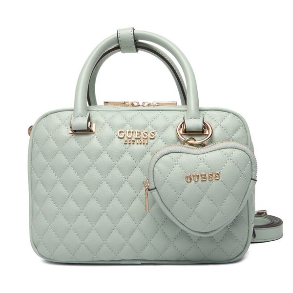 Torebka Guess. Zielone torebki klasyczne Guess, z aplikacjami, bez dodatków. Za 639.99 zł.