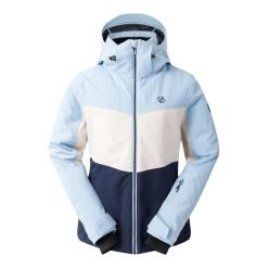 Damska kurtka narciarska z kapturem Dare 2B Iced. Niebieskie kurtki narciarskie Dare 2b, bez wzorów, z kapturem, narciarskie. Za 515.50 zł.