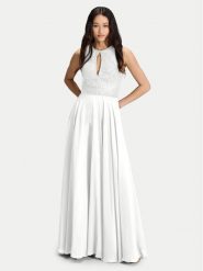 Hey Kyla Sukienka wieczorowa 5AI053HK Biały Regular Fit. Białe sukienki Hey Kyla, bez wzorów, z syntetyku, wizytowe, bez kołnierzyka, bez ramiączek. Za 1,019.00 zł.