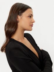 Guess Kolczyki JSBE04 404JW Srebrny. Szare kolczyki Guess, metalowe. Za 219.99 zł.
