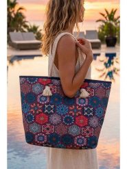 Lucky Bees Torba plażowa w kolorze niebieskim - 56 x 35 x 15 cm rozmiar: onesize. Niebieskie torby na ramię Lucky Bees, bez wzorów, z materiału, na ramię, bez dodatków. Za 34.45 zł.