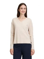 BETTY & CO Sweter w kolorze beżowym rozmiar: 36. Brązowe swetry Betty & Co, bez wzorów, bez ramiączek. Za 129.95 zł.