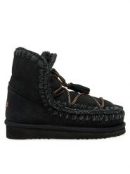 Mou Śniegowce Eskimo Scoubidoo Lace FW101124A Czarny. Czarne trapery i śniegowce Mou, ze skóry. Za 1,049.00 zł.