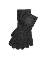 LAUREN RALPH LAUREN Rękawiczki 454P23549002 Szary ciemny. Szare rękawiczki Lauren Ralph Lauren, bez wzorów, z dzianiny. Za 329.99 zł.