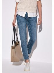 Street One Dżinsy - Regular fit - w kolorze niebieskim rozmiar: W29/L28. Niebieskie jeansy Street One, l, z aplikacjami. Za 154.07 zł.