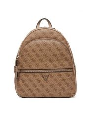 Guess Plecak Manhattan II HWSG71 18330 Brązowy. Brązowe plecaki Guess, z aplikacjami, ze skóry. Za 679.99 zł.