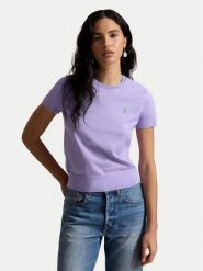 Polo Ralph Lauren T-Shirt 211971872505 Fioletowy jasny Regular Fit. Fioletowe koszulki polo Polo Ralph Lauren, m, bez wzorów, z bawełny, bez kołnierzyka, bez ramiączek. Za 769.99 zł.