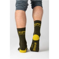 Skarpety 2-pak SUPER.NATURAL SN Cosy Socks 2-Pack. Zielone skarpety super.natural, bez wzorów. Za 149.10 zł.