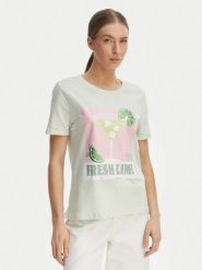 ONLY T-Shirt Kita 15291465 Zielony Regular Fit. Zielone t-shirty Only, xs, bez wzorów, z bawełny, bez kołnierzyka, bez ramiączek. Za 89.99 zł.