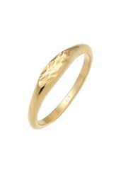 Elli Siegelring Oval Pinky Ring Gehämmert 925 Silber Pierścionki 1 ct Damski. Pierścionki Elli, srebrne. Za 237.14 zł.