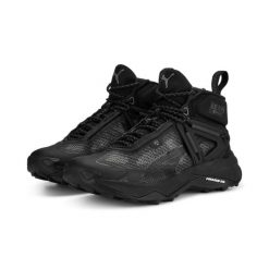 Buty turystyczne Explore NITRO Mid GORE-TEX. Czarne trekkingi Puma, z gore-texu, do biegania. W wyprzedaży za 461.90 zł.