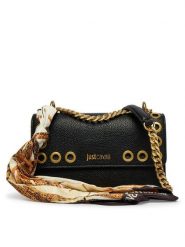 Just Cavalli Torebka 80RA4BF4 ZSB81 Czarny. Czarne torebki klasyczne Just Cavalli, bez wzorów, ze skóry, bez dodatków. Za 759.99 zł.