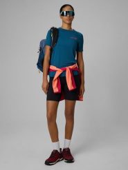 4F Legginsy kolarki trekkingowe damskie - czarne XL. Czarne legginsy 4f, xl, bez wzorów, z podwyższonym stanem, długie. Za 129.99 zł.