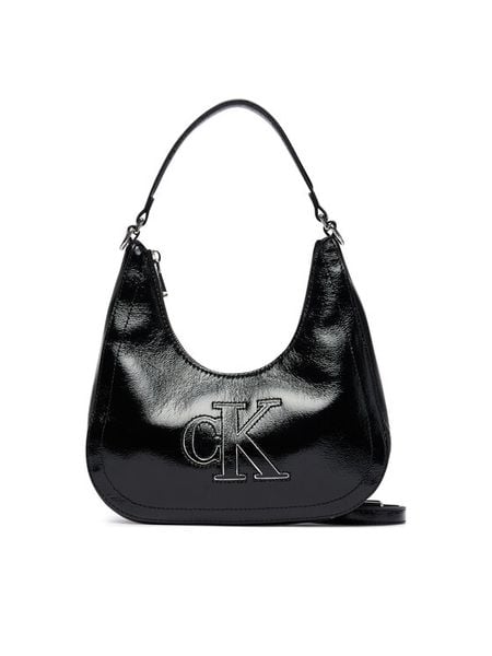 Calvin Klein Torebka LV04F3898G Czarny. Czarne torebki klasyczne Calvin Klein, bez wzorów, ze skóry, bez dodatków. Za 409.99 zł.