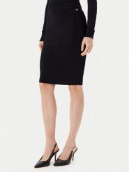 Marciano Guess Spódnica midi 5YGD29 5036Z Czarny Slim Fit. Czarne spódnice Marciano Guess, xl, z aplikacjami, z wiskozy, midi. Za 589.99 zł.