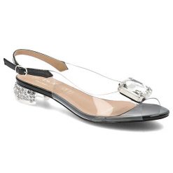 Czarne Sandały S.Barski Eleganckie Buty Na Obcasie. Czarne sandały S.BARSKI, bez wzorów, eleganckie, bez obcasa, na obcasie, bez zapięcia. Za 139.00 zł.