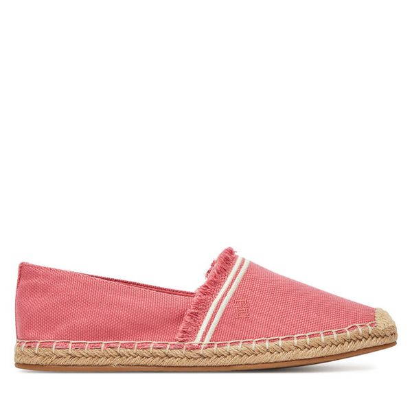 Espadryle Tommy Hilfiger. Czerwone espadryle TOMMY HILFIGER, bez wzorów, bez obcasa, bez zapięcia. Za 219.99 zł.