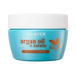 Beaver Maska naprawcza z olejkiem arganowym i keratyną Maski do włosów 250 ml. Odżywki do włosów Beaver. Za 72.39 zł.
