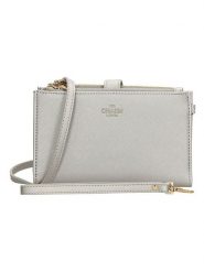 Charm Portfel "Birmingham" w kolorze srebrnym - 18,5 x 12 x 3 cm rozmiar: onesize. Szare portfele Charm, bez wzorów, z materiału. Za 65.99 zł.