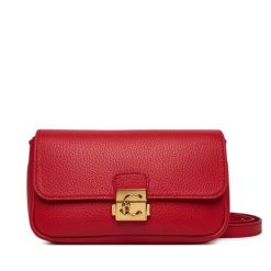 Torebka Coccinelle. Czerwone listonoszki Coccinelle, bez wzorów, bez dodatków. Za 859.99 zł.