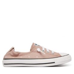 Trampki Converse. Brązowe trampki Converse, bez wzorów, bez zapięcia. Za 238.99 zł.