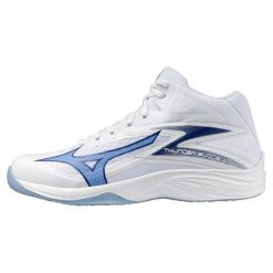 Buty do siatkówki Dorosły Mizuno Thunder Blade Z biały. Białe obuwie sportowe Mizuno, bez zapięcia, do siatkówki. Za 340.45 zł.