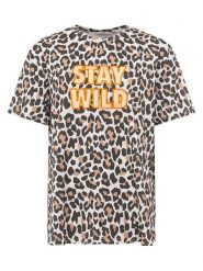 Zwillingsherz Koszulka "Stay Wild" ze wzorem rozmiar: S. Bluzki Zwillingsherz, s, bez wzorów, bez kołnierzyka, bez ramiączek. Za 82.99 zł.