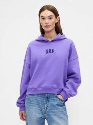 GAP Bluza w kolorze fioletowym rozmiar: M. Różowe bluzy sportowe GAP, m, bez wzorów, z kapturem. Za 194.15 zł.