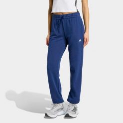 Spodnie fitness damskie ADIDAS. Niebieskie spodnie dresowe Adidas, m, bez wzorów, z dresówki, na fitness i siłownię. Za 199.99 zł.