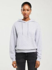Bluza damska z kapturem szara Susana 901. Szare bluzy Big Star, l, bez wzorów, z bawełny, z kapturem. W wyprzedaży za 189.99 zł.