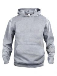 Clique Basic Hoody Junior - młodzieżowa bluza z kapturem szara melanż, miękka i. Szara bluzy CLIQUE, m, bez wzorów, z bawełny, z kapturem. Za 145.56 zł.