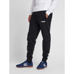 Spodnie dresowe sportowe dla dorosłych Hummel Go Cotton Pant. Czarne spodnie dresowe Hummel, m, bez wzorów, z dresówki. Za 137.00 zł.